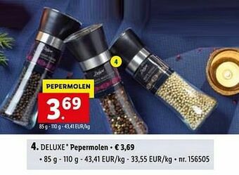 Lidl Pepermolen aanbieding