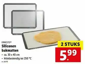 Lidl Siliconen bakmatten aanbieding