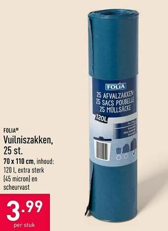 ALDI Vuilniszakken aanbieding