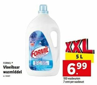 Lidl Vloeibaar wasmiddel aanbieding