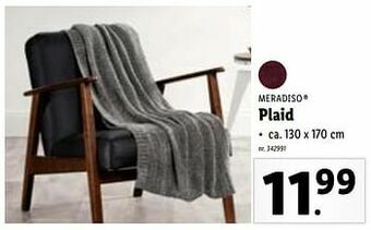 Lidl Plaid aanbieding