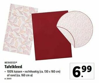 Lidl Tafelkleed aanbieding