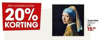 Kwantum Canvas parel aanbieding