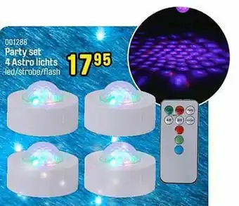 Happyland Party set 4 astro lichts aanbieding