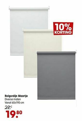 Kwantum Rolgordijn maartje aanbieding
