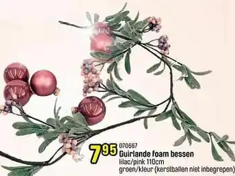Guirlande foam bessen