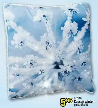 Happyland Kussen winter aanbieding