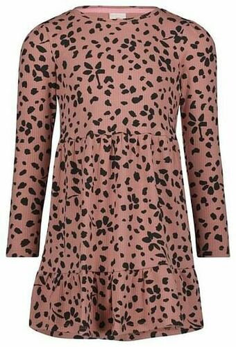 HEMA HEMA Kinderjurk Rib Roze (roze) aanbieding
