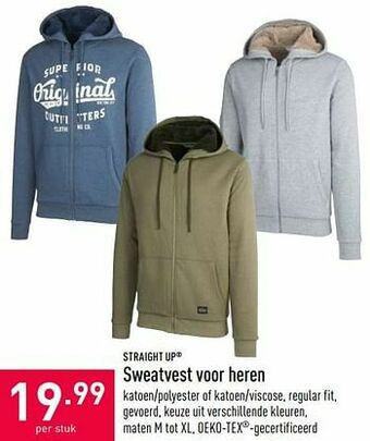 Sweatvest voor heren
