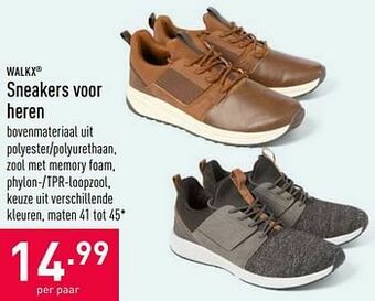 ALDI Sneakers voor heren aanbieding