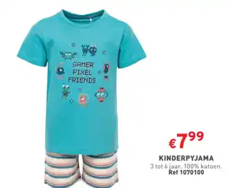 Trafic KINDERPYJAMA aanbieding