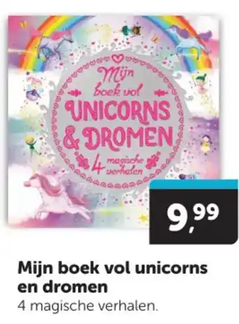 Boekenvoordeel Mijn boek vol unicorns en dromen aanbieding