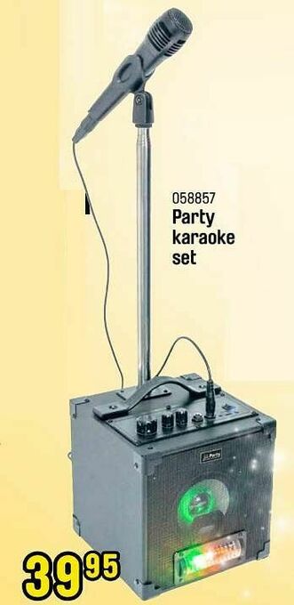 Happyland Party karaoke set aanbieding