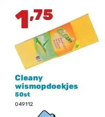 Happyland Cleany wismopdoekjes 50st aanbieding