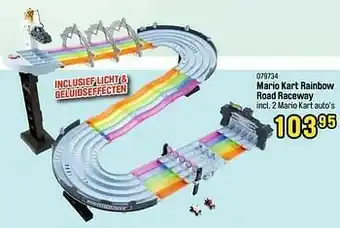 Happyland Mario kart rainbow road raceway aanbieding