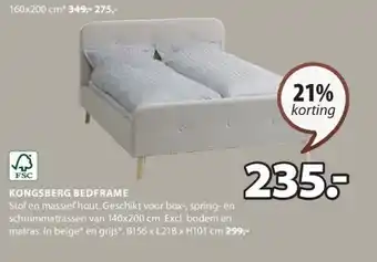 Jysk KONGSBERG BEDFRAME aanbieding