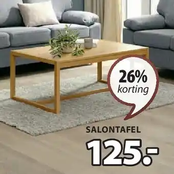 Jysk RY SALONTAFEL aanbieding