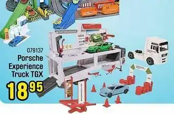 Happyland Porsche experience truck tgx aanbieding