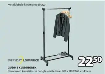 Jysk GUDME KLEDINGREK aanbieding
