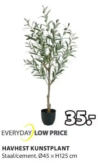 Jysk HAVHEST KUNSTPLANT aanbieding