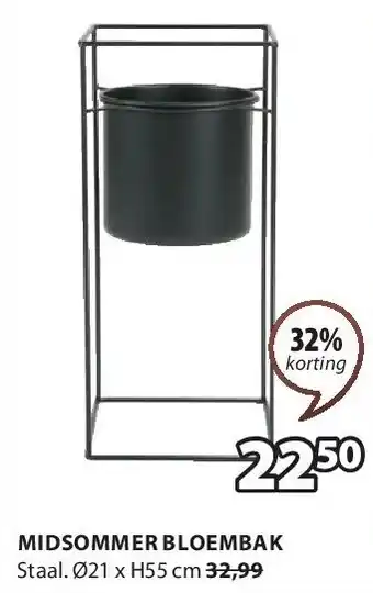 Jysk MIDSOMMER BLOEMBAK aanbieding