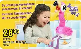 Happyland Gotta go flamingo aanbieding