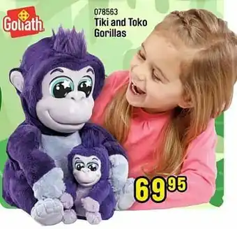 Tiki and toko gorillas