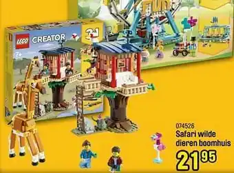 Happyland Safari wilde dieren boomhuis aanbieding