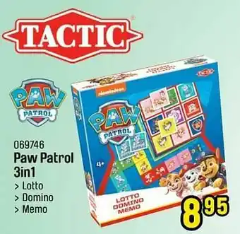 Happyland Paw patrol 3in1 aanbieding