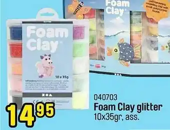 Happyland Foam clay glitter aanbieding