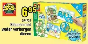 Happyland Kleuren met water verborgen dieren aanbieding