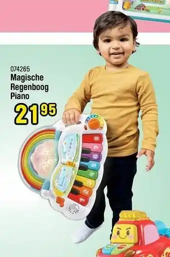 Happyland Magische regenboog piano aanbieding