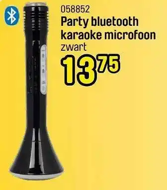 Happyland Party bluetooth karaoke microfoon aanbieding
