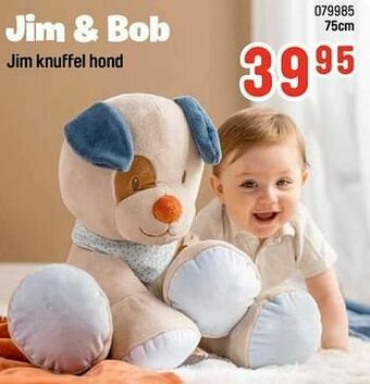 Happyland Jim knuffel hond aanbieding