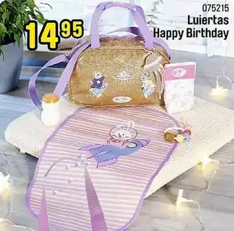Happyland Luiertas happy birthday aanbieding
