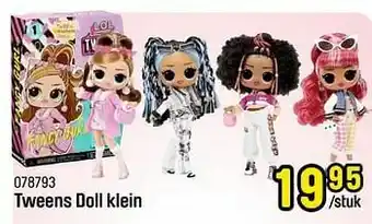 Happyland Tweens doll klein aanbieding
