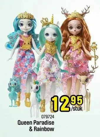 Happyland Queen paradise + rainbow aanbieding