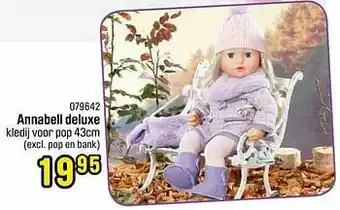 Happyland Annabell deluxe aanbieding