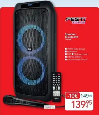 Eldi Speaker bluetooth aanbieding