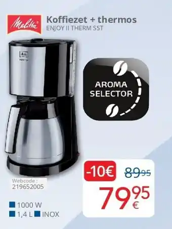 Eldi Koffiezet + thermos aanbieding