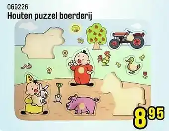 Happyland Houten puzzel boerderij aanbieding
