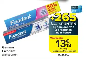 Gamma Fixodent alle soorten