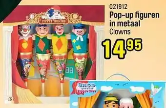 Happyland Pop-up figuren in metaal aanbieding