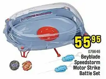 Happyland Beyblade speedstorm motor strike battle set aanbieding