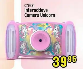 Happyland Interactieve camera unicorn aanbieding
