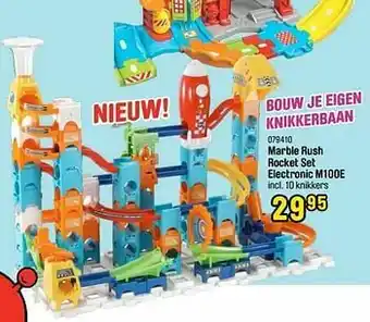 Marble rush rocket set electronic m100e