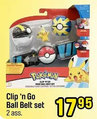 Happyland Clip ‘n go ball belt set aanbieding