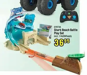 Shark beach battle play set
