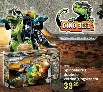 Happyland Spinosaurus dubbele verdedigingskracht aanbieding