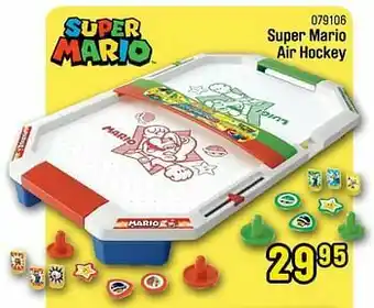 Happyland Super mario air hockey aanbieding